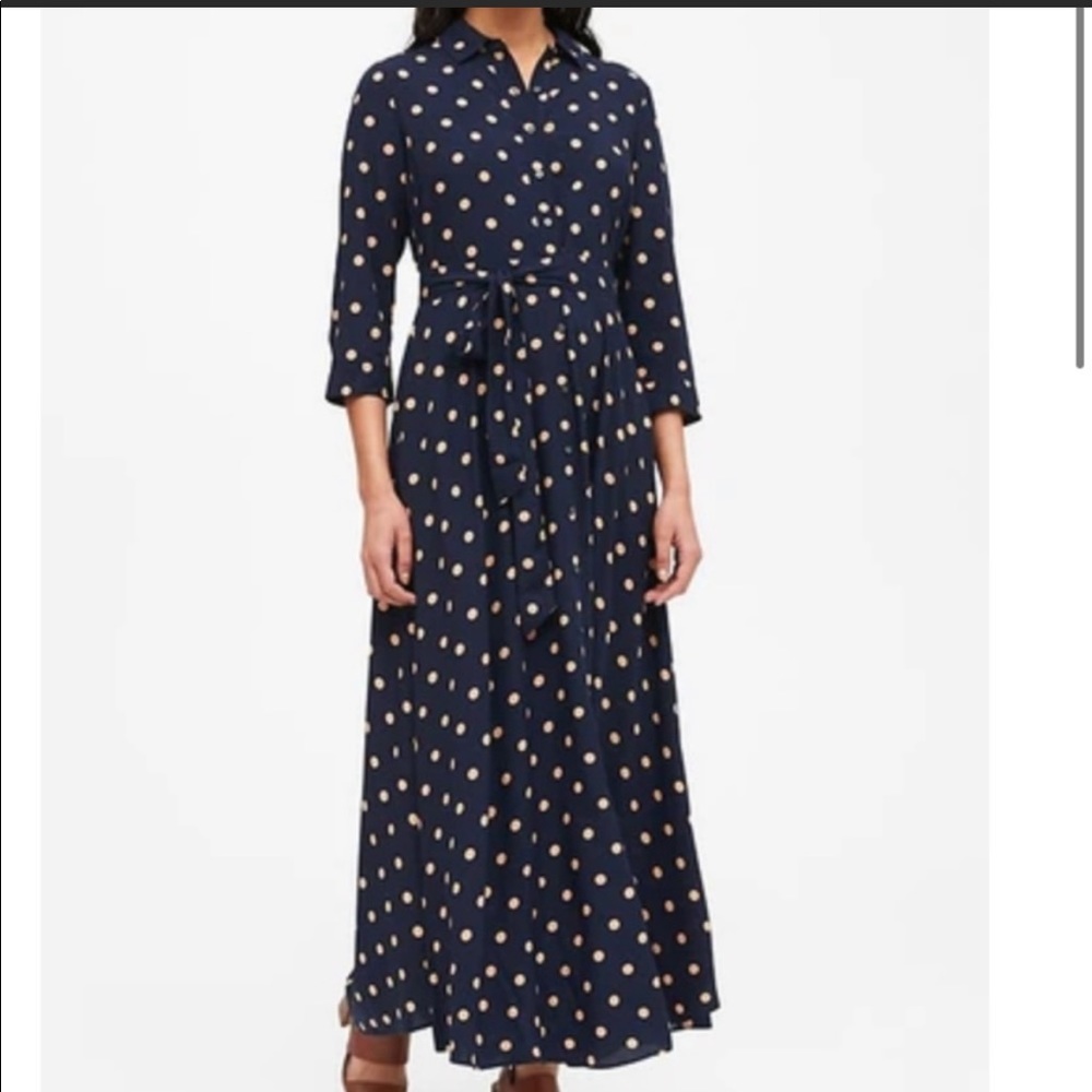 Banana Republic polka dot dress size 6 NWT